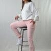 Trenerka belo-roze