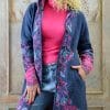 Kardigan tara teget-pink