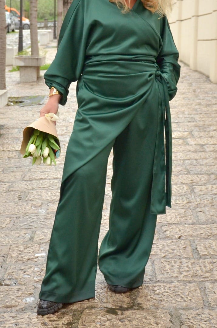 plus-size pantalone GINA zelena