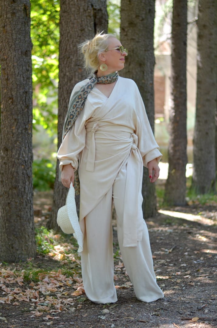 Pantalone i bluza plus size GINA bez