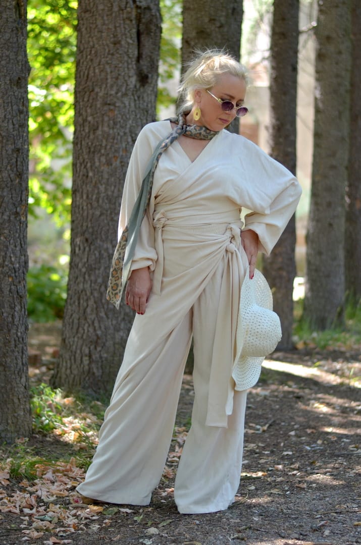 Pantalone i bluza plus size GINA bez