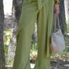 Pantalone plus size gina pistaci