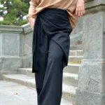 Pantalone GINA plus size crne